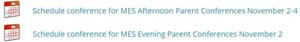 Availble Conference Events